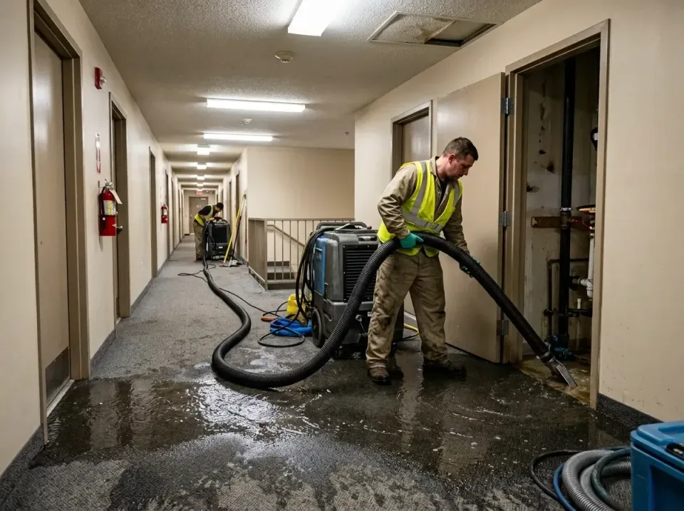 multi-unit-apartment-hallway-f-005 — frequently asked questions, Emergency Burst Pipe Water Extraction & Removal in Arlingto…